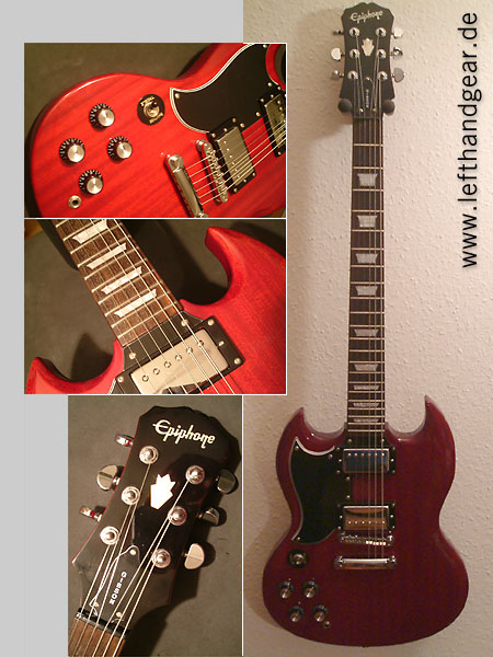 Lefthand EPIPHONE / GIBSON SG 400 / cherry red