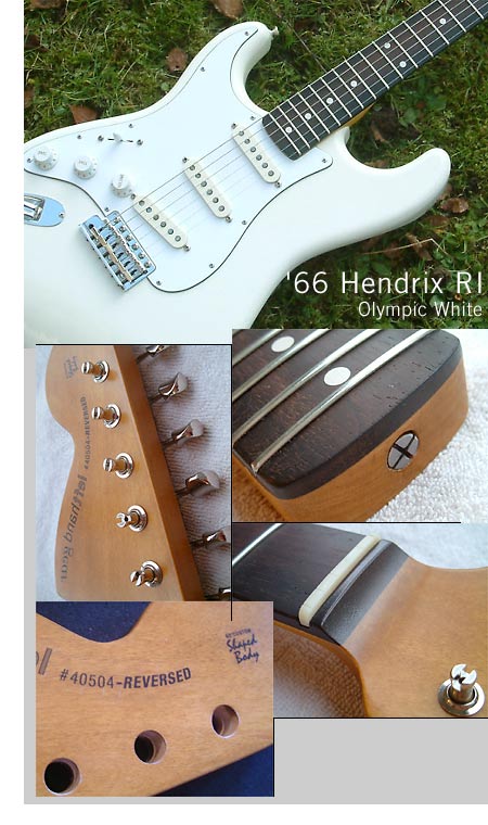 Custom '66 Hendrix Strat RI - der Hals