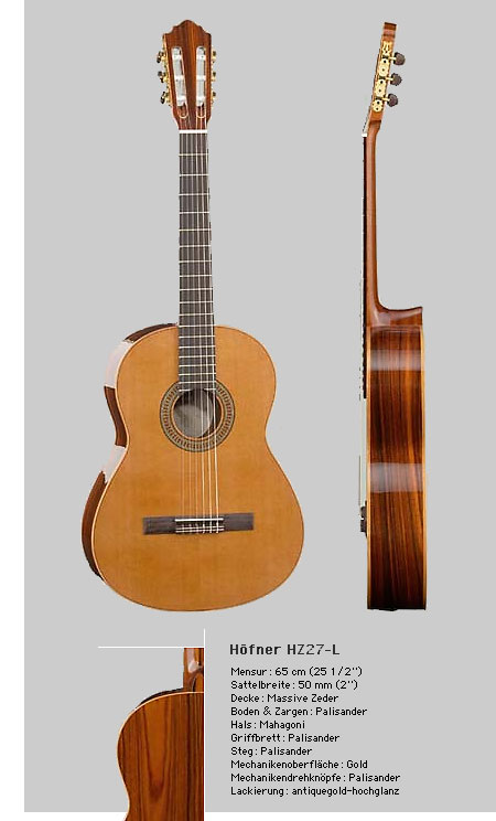 Höfner HZ27-L Konzertgitarre